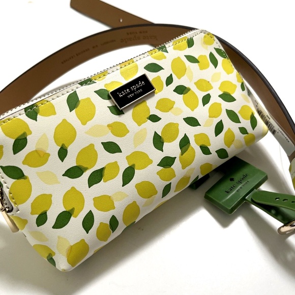 NWT Original KATE SPADE Belt Bag Citrus Lemon Toss Lime Fanny Pack KS2100271 main image 10